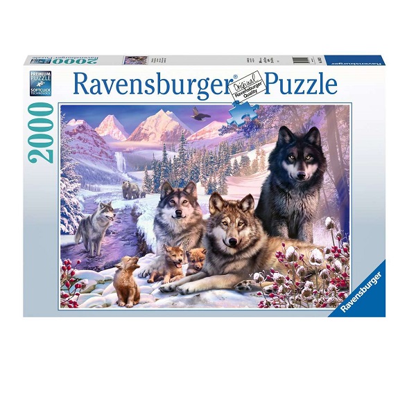 RAVENSBURGER - Puzzle -1500p : Loups Printemps